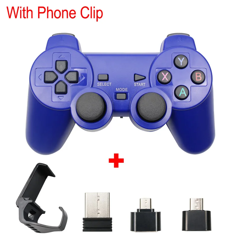 Wireless Gamepad For Android Phone/PC/PS3/TV Box Joystick 2.4G USB Joypad PC Game Controller For Xiaomi Smart Phone 