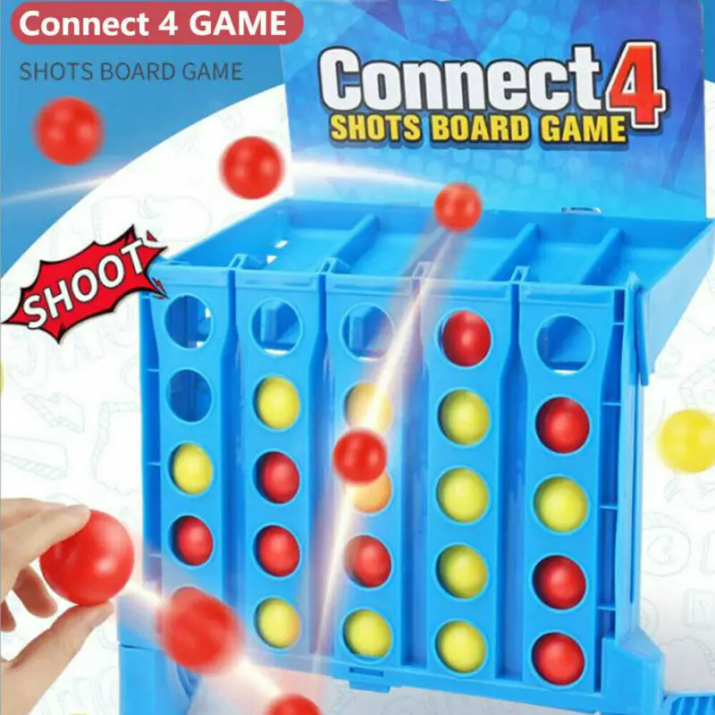Детская Семейная Игра Соедините 4 выстрела|Мячики| |