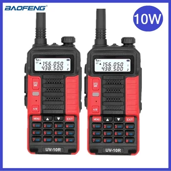 

2PCS Baofeng UV-10R 10W Walkie Talkie VHF/UHF Dual Band Ham Radio Transceiver Updated UV-5R UV-9R CB Radio for Hunting 2020 New