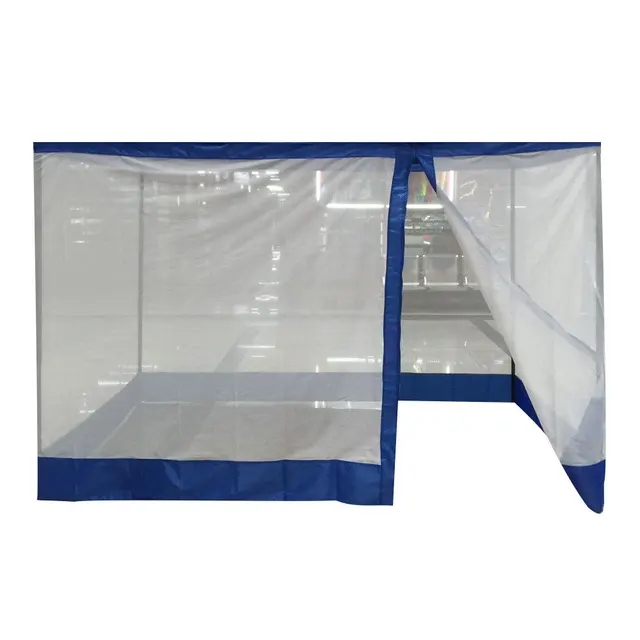 3x3m Outdoor Gazebo Wrap Cover 4 Sides Mosquito Net Wall Anti insect Tent Surface Replace Cloth