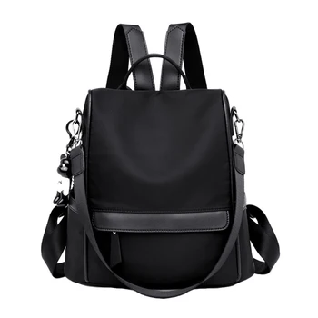 

Easy Clean Large Capacity Waterproof Storage Adjustable Strap Anti Theft Multi Pocket Women Backpack Shoulder Bag Oxford Cloth