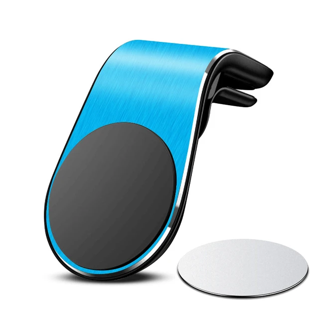Magnetic Car Phone Holder Air Vent Clip Mount Stand in Car For Mercedes Benz W211 W203 W204 W210 W124 AMG W202 CLA W212 SMART Blue