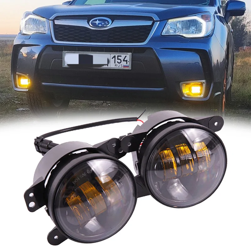 

2 Pieces LED Fog Light 30W 6000LM Car Front Fog Lamp DRL For Subaru WRX STI Forester BRZ XV Outback Impreza Legacy Justy Levorg