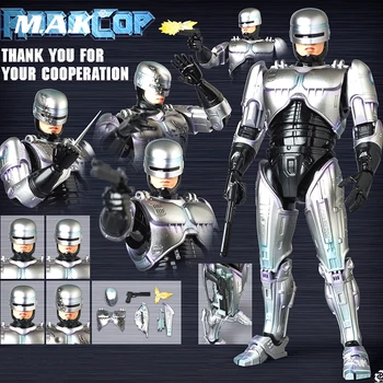 

For Collection 16cm Alloy Diecast Robocop Anime Action Figure Model Toys for Children Kid Christmas Collectible Gifts Gift