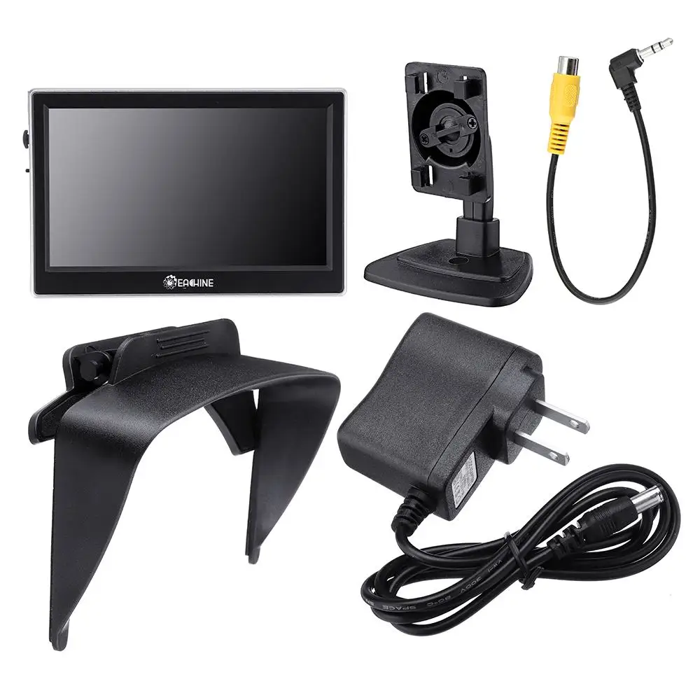 Eachine D-moni5 5,8 ГГц 72CH 5 дюймов 800*480 16:9 Мини FPV монитор DVR встроенный аккумулятор для RC Дрон FPV гоночный Дрон аксессуары