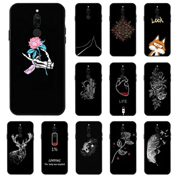 

Case for Xiaomi Redmi Note 8 7 Pro Case Redmi 8A 8 Cover Matte Painted Black Phone Cases On Xiaomi Mi A3 9T 9 Pro Covers Bumper