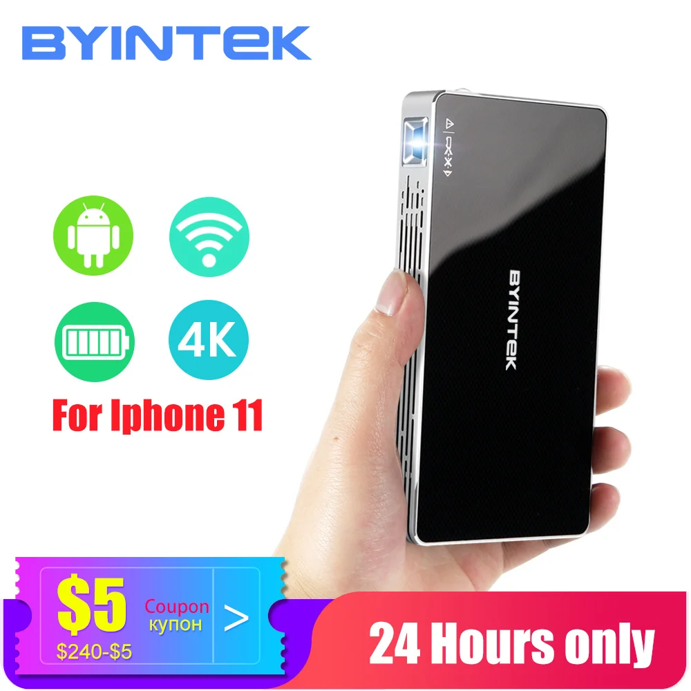 Mini Proiettore P10, Wifi Intelligente Tasca Pico Portatile