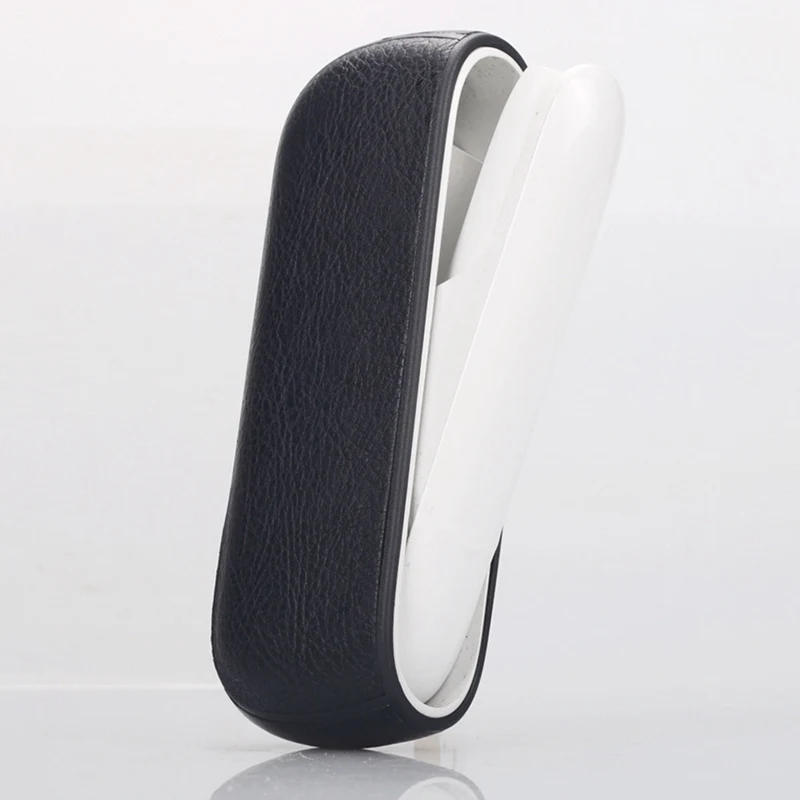 BK New Fashion Case For IQOS 3.0 Carrying Case Sleeve Cover E Cigarette Accessories Storage Case - Color: BK