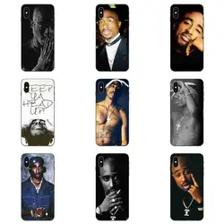 Рэп-певец 2pac для телефона с изображением Тупака Амару Шакура для Galaxy A8 A9 звезды Примечание 4, 8 9 10 S3 S4 S5 S6 S7 S8 S9 S10 Edge Lite Plus Pro G313