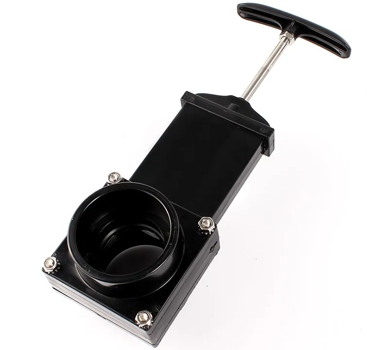 DN50/DN63/DN75 Camp drain valve sewage RV valve UPVC Caravan gate with good corrosion and pressure resistance