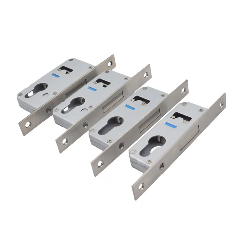 Narrow Door Frame Lock case Single Tongue Lock Body Wooden Iron Door Body Core Glass Floor Frame