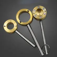 Латунный магнитный замок задвижки фитинги круглый ключ счетчик воды передний клапан кран ключ 50PB