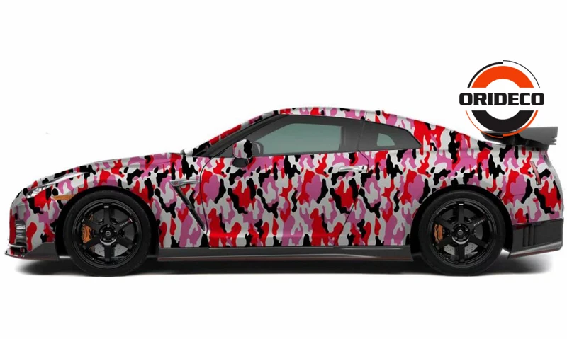 Best Offers 1.52X5/10/15/20/25/30m Roze & Rood & Wit & zwarte Sneeuw Camouflage Vinyl Zelfklevende PVC Vinyl Film Auto Wrap Camo Vinyl Voor Boot DIY Decal