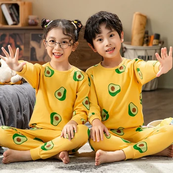 

Kids Christmas Pajamas Boys Girls Night Suit Children Cartoon Sleepwear Pyjamas Kids Cotton Nightwear 2-13Y Teens Clothes Sets