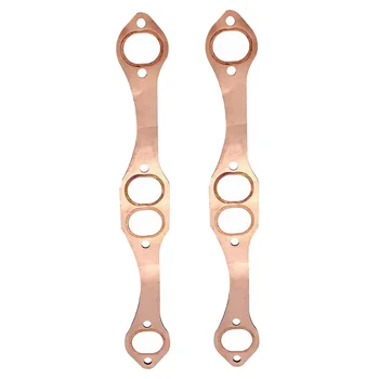 

2PCS/Set Replacement for SB Chevy 327 305 350 383 Oval Port Header Exhaust Gaskets Car Accessories