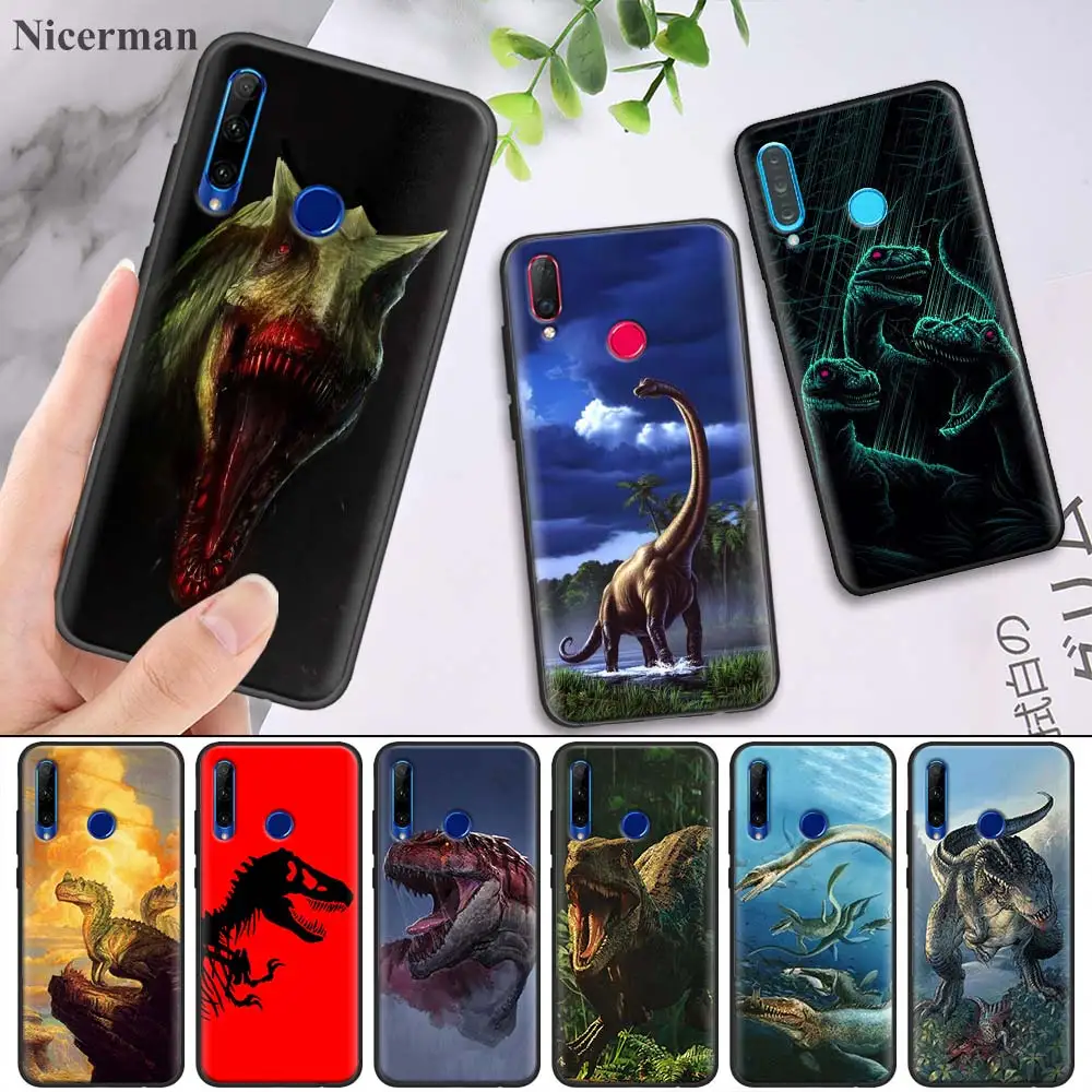 

Case for Huawei Honor 8X 8C 8A 8S 9 10 9X 20i V20 Lite Pro Y7 Y6 Y5 Y9 2018 2019 Play Enjoy 9E 9S Velociraptor Dinosaurs