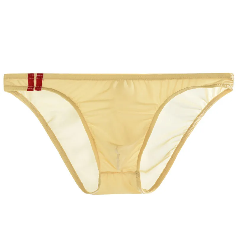 Men's Sexy See Through Briefs Mesh Sheer Transparent Stretchy Seamless Panties Underwear Ultra-Thin Male Underpants