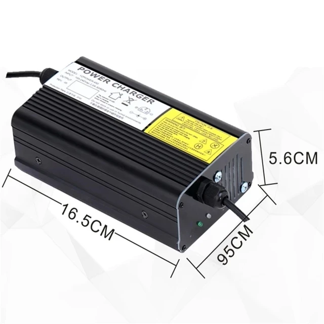 Chargeur De Batterie 14.6V 20A LiFePO4, YZPOWER Chargeur Lithium