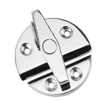 

1pc 316 Stainless Steel 55mm Twist Lock Round Marine Boat Door Catch Latch for Canoe Kayak Inflatable Fishing Boats