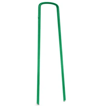 

For Artificial Grass U Shape Pins Tent Ground Pegs Yard Outdoor 15*3cm
