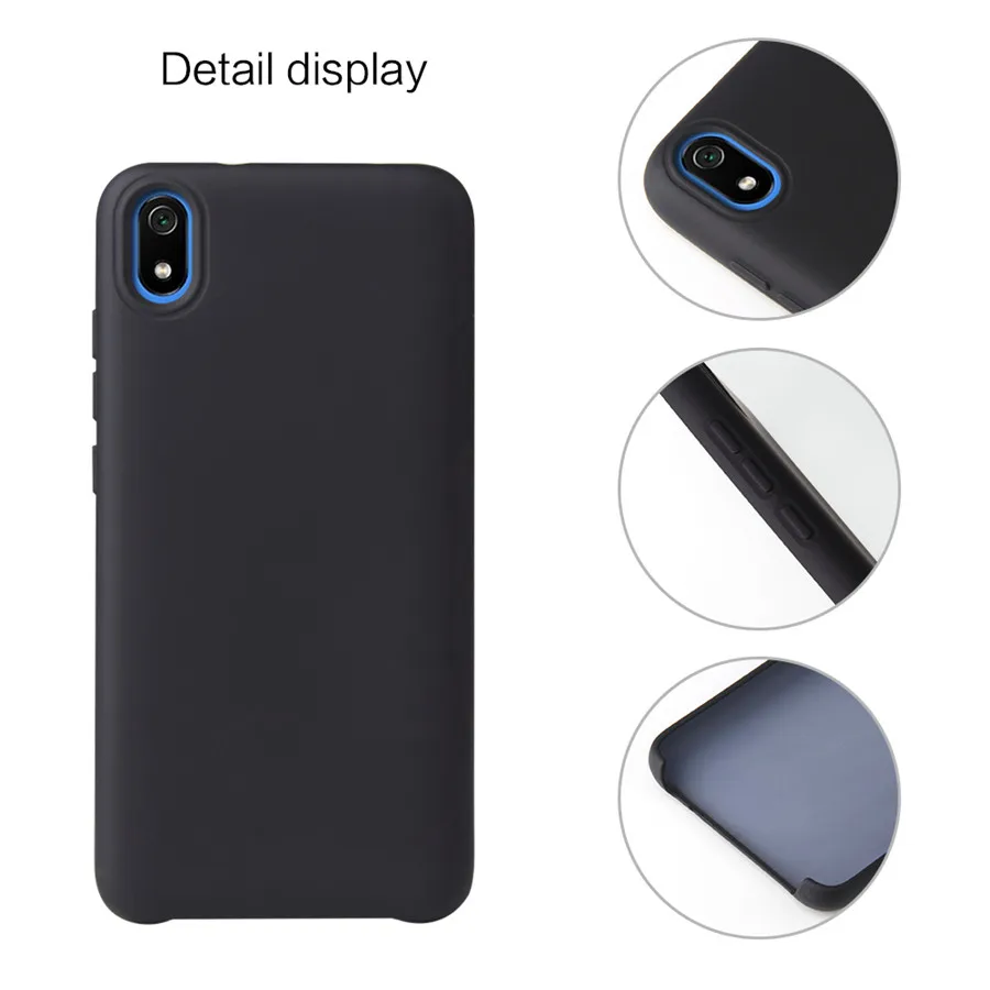 Жидкостный Мягкий силиконовый чехол для xiaomi redmi 7A матовый чехол для redmi 7 A модный однотонный чехол для xiaomi redmi 7a чехол 5,45"