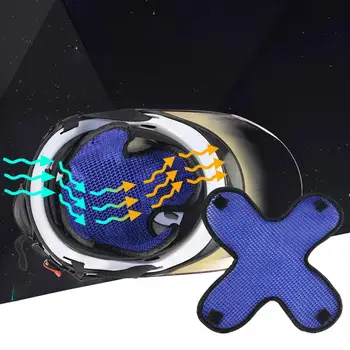 

3D Honeycomb Helmet Mesh Pad Net Motorcycle Helmet Padding Breathable Ventilation Helmet Accessories 1 Piece