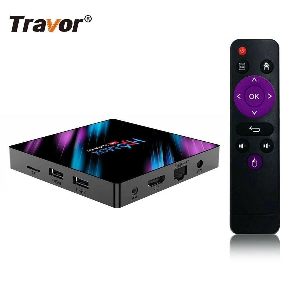 ТВ приставка с четырёхъядерным процессором Android 9 0 4K HD Wi Fi HDMI|ТВ-приставки и