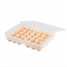 34 балки коробка для хранения яиц прозрачный пластиковый чехол для яиц Органайзер большая емкость чехол для яиц холодильник Высококачественный контейнер