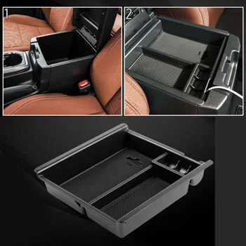 

Black Storage box Center Console Organizer For Toyota Tacoma 2016-2019