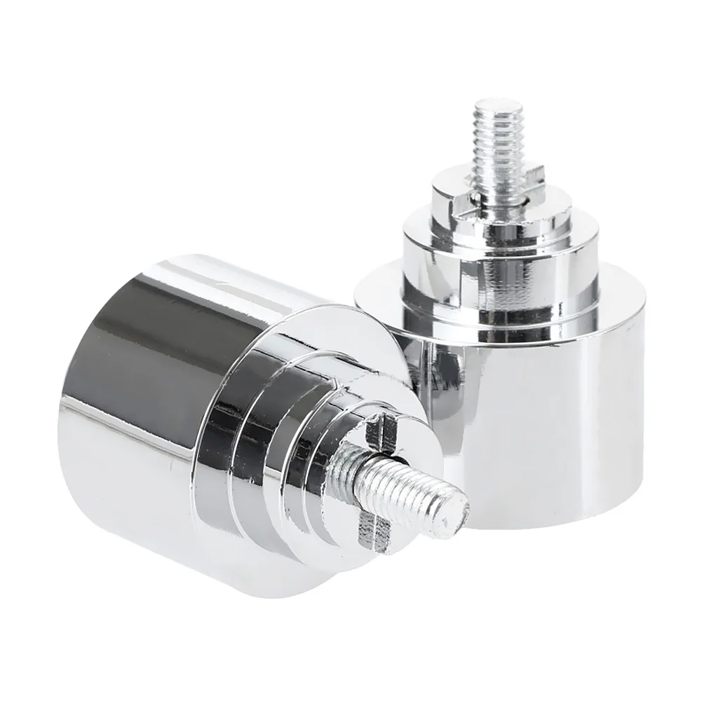 1PC Bar Ends Hand Grip Handlebar End Caps Cover For Honda CBR600RR 1000R - Цвет: Silver