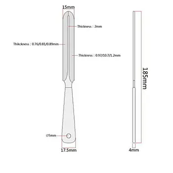 

3pcs/set Guitar Nut Files Fret Crowning Slot Filing Luthier Ukulele Luthier Tool 875D