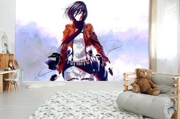 

[Self-Adhesive] 3D Attack On Titan 523 Japan Anime Wall Paper mural Wall Print Decal Wall Murals Belly
