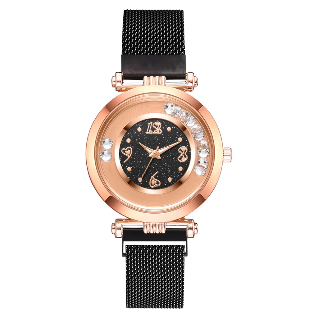 

Yiwu Hot Selling Quartz Watch Mesh Belt WOMEN'S Wristwatch 2019 New Style Quicksand Ball Bearing Ladies' Watch