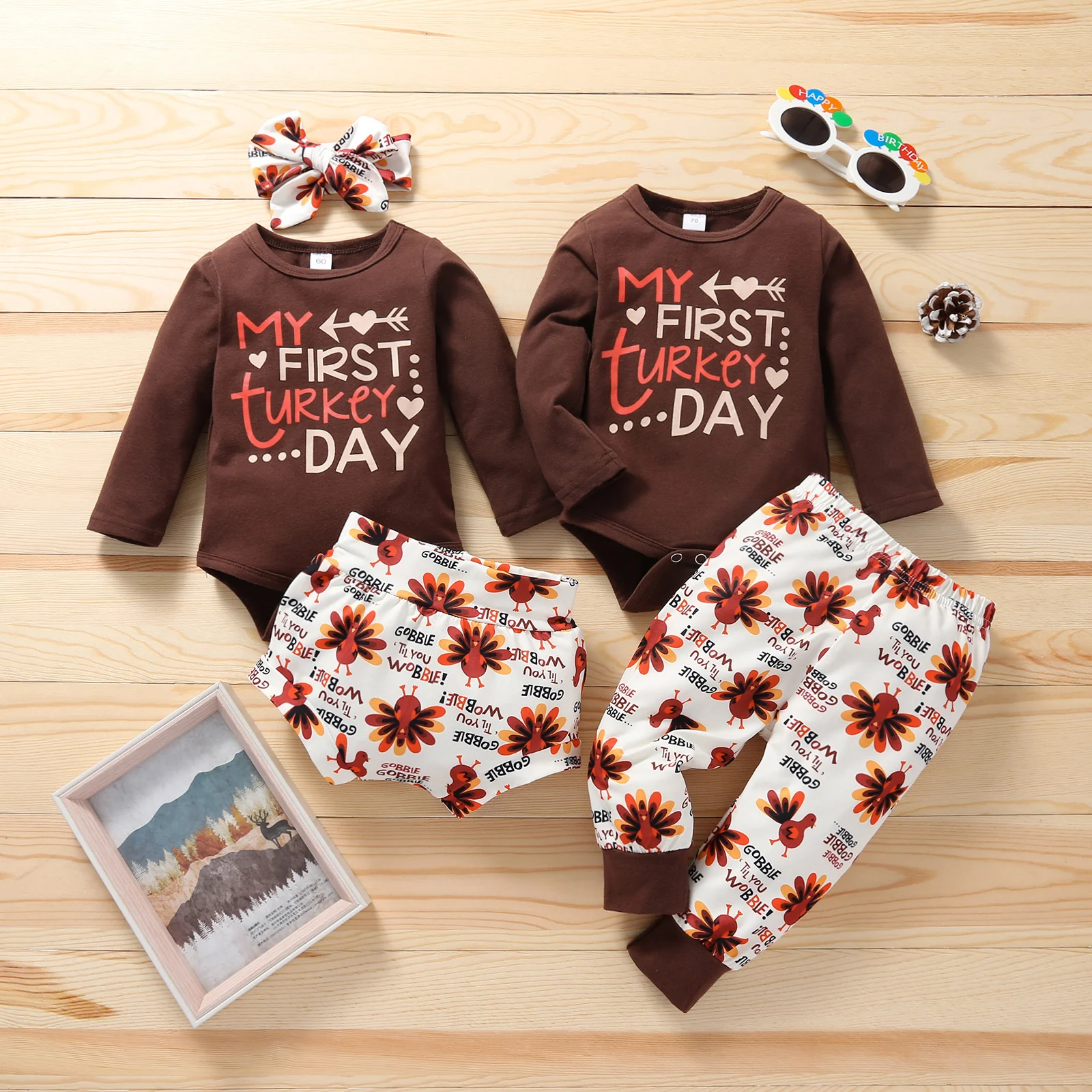 FOCUSNORM Baby Girls Boys Thanksgiving 