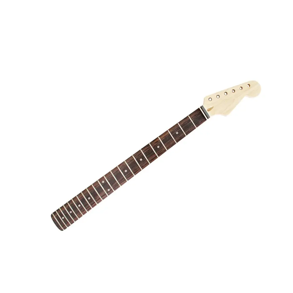 Professional 22 Frets Maple Guitar Neck Rosewood Fingerboard For ST Strat Electruc Guitar Replacement Parts