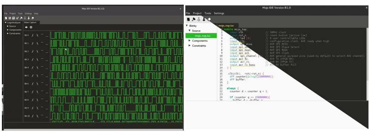 Spartan6 Mojo V3 Fpga модуль макетной платы совместим с Arduino Xc6slx для Diy