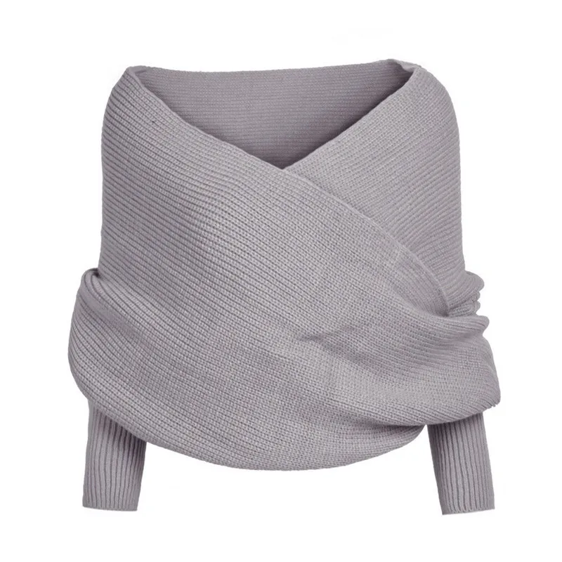 

Autumn V Neck Knitted Sweater Wrap Knitwear Fashion Sweaters 2019 Winter Tops For Women Pullover Jumper Pull Femme Truien Dames