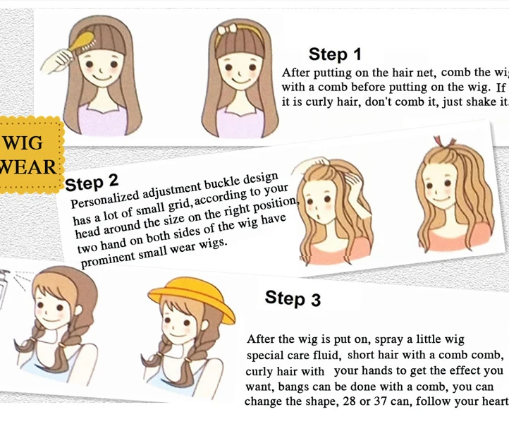 cabelo sintético t parte para as mulheres