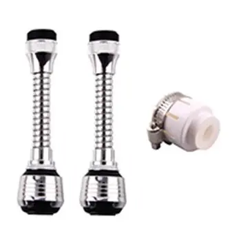 

2pcs Splash-proof Nozzle Kitchen Faucet Bubbler Splash-proof extension extended faucet Splash-proof spout 2 with conversion head