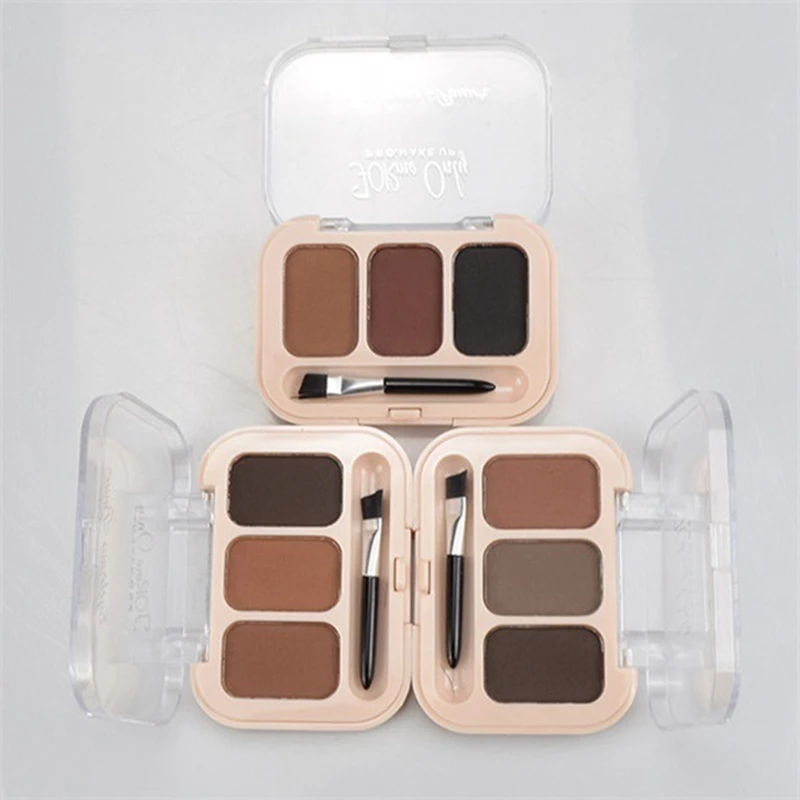 Eyebrow Enhancer Eyebrow Powder 3 Color Palette Pigment Long-lasting Eye Brow Make Up Tint Shades Eyebrows Women Makeup Cosmetic Eyebrow Enhancer Eyebrow Powder 3 Color Palette Pigment Long-lasting Eye Brow Make Up Tint Shades Eyebrows Women Makeup Cosmetic