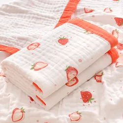 Baby Blanket & Swaddling Newborn Thermal Soft 6 Layers Muslin Cotton Baby Bedding Infant Kids Children Quilt Baby Blanket Wrap