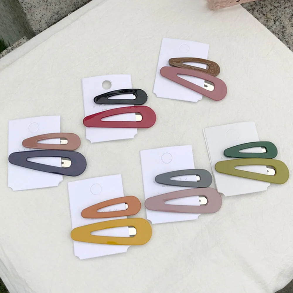 2 шт. Новое поступление заколки для волос BB карамельных цветов женщин и девочек из