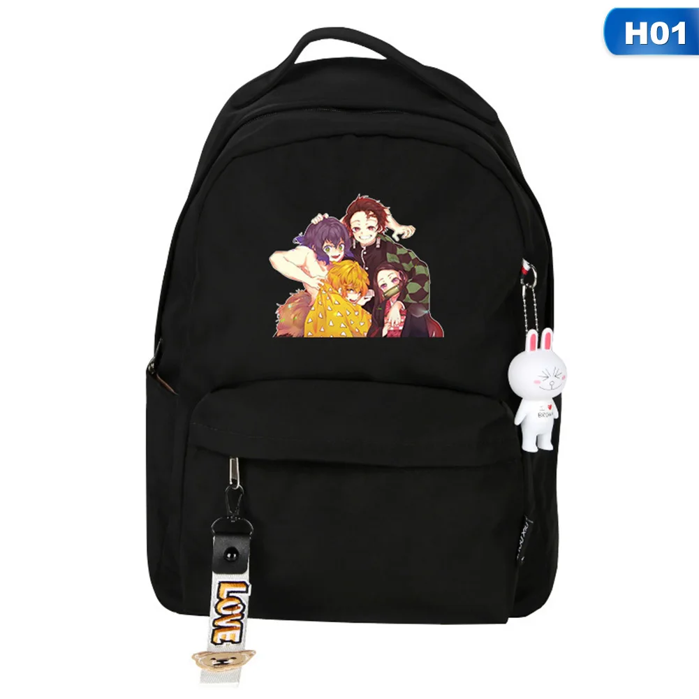 SB0549H01 Аниме принт рюкзаки демон убийца Kimetsu no Yaiba рюкзак сумки школьный рюкзак плечи посылка Студенческая сумка - Цвет: SB0549H01