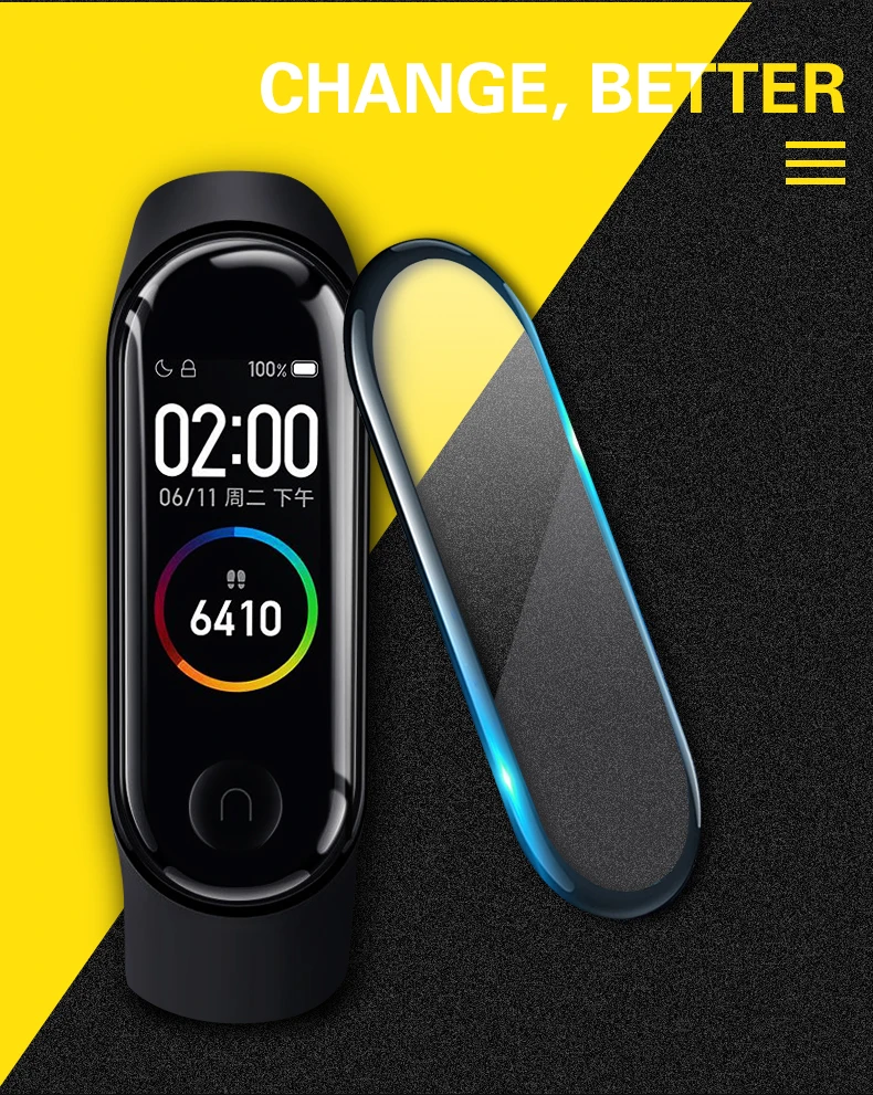 IONCT Защитная пленка для Xiaomi Mi Band 4 NFC умный Браслет полноэкранная композитная пленка Mi Band 4 стекло