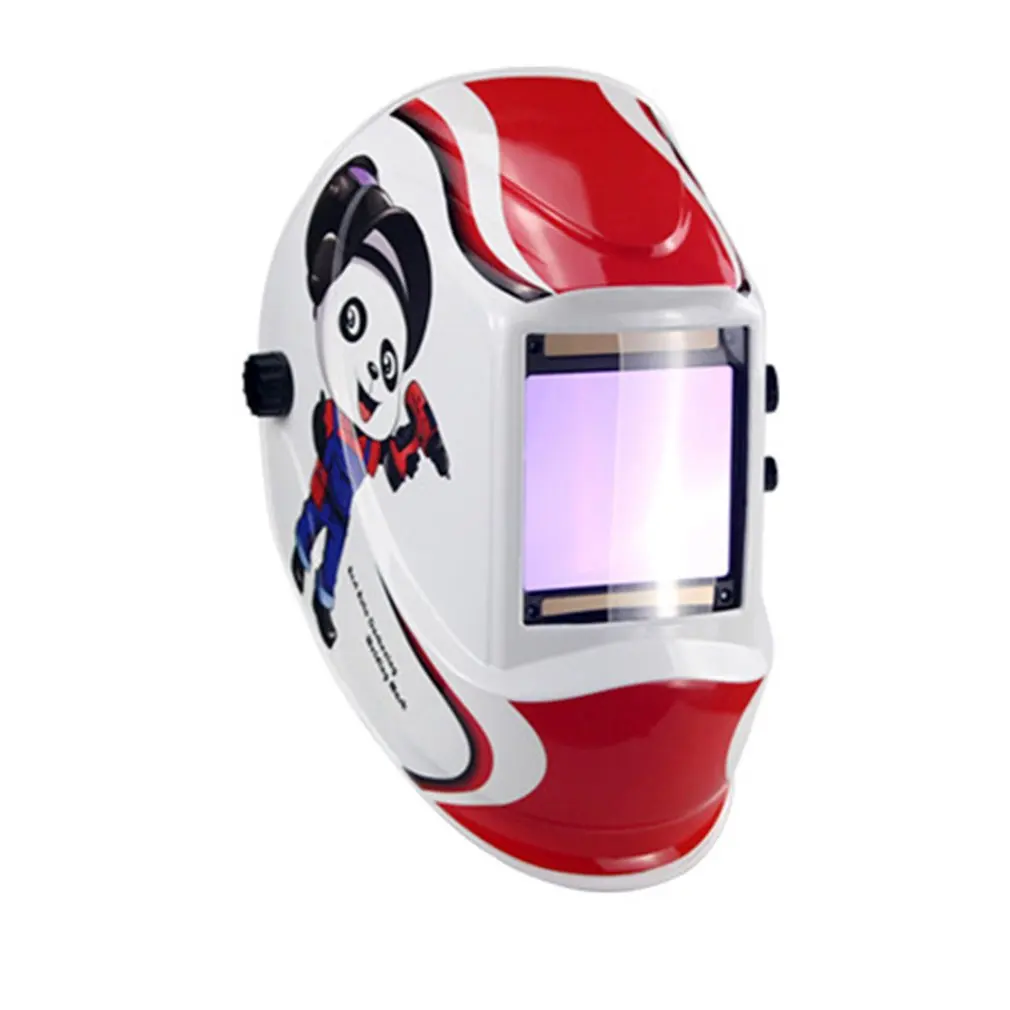 Переносной ЖК-дисплей шлем из управления защита Солнечная Авто Затемнение маска для лица DIN5-DIN13 Сварочная маска
