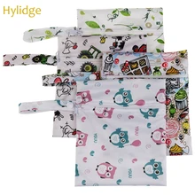 Hylidge Waterproof Pocket Diaper Bag Baby Bags for Mom Printed Nappy Bag Travel Wet Dry Bag Small Baby Diaper Organizer 15*20CM