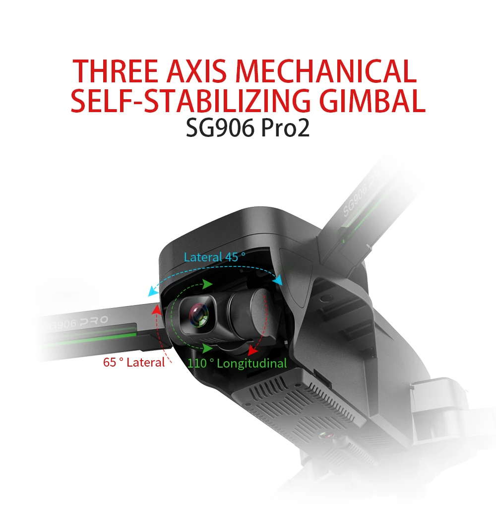 com 5g wifi fpv 4k 3-axis cardan