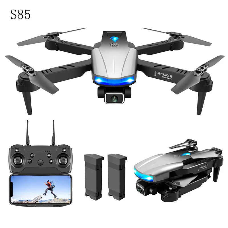 Мини-Дрон S85 с камерой 4K HD Wi-Fi ИК-подсветкой | Игрушки и хобби