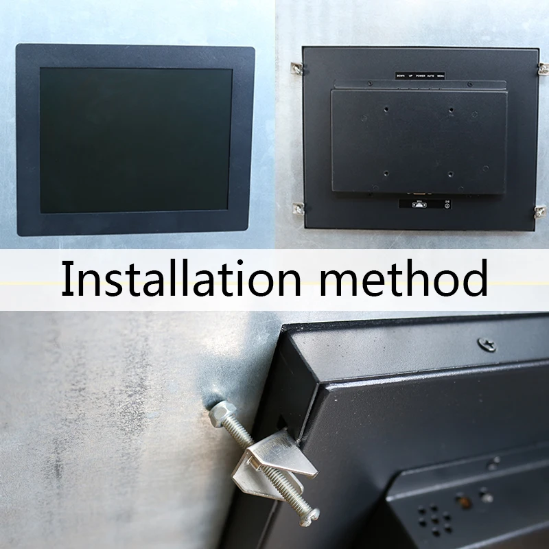 Feosaid 19 дюймов промышленный ЖК дисплей монитор для планшета HDMI TV DVI VGA &quotВстроенный