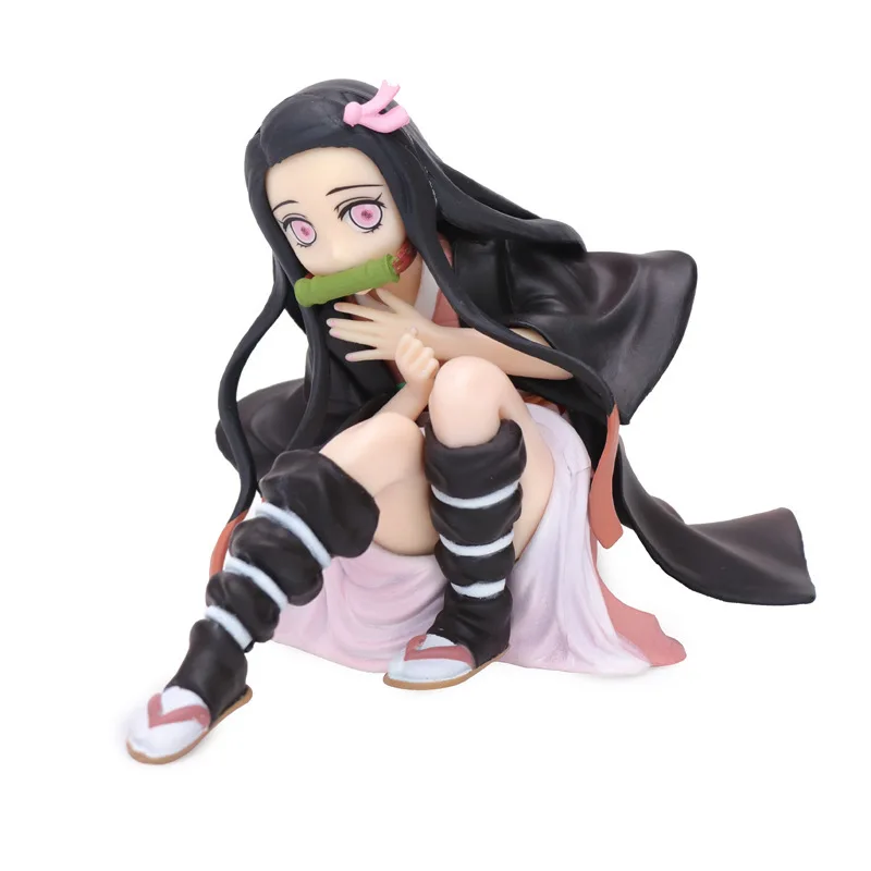 Japanese Anime Figures Demon Slayers Kamado Tanjirou Nezuko PVC Action Figure Doll Collection Model For Kimetsu no Yaiba Toy